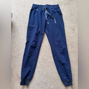 Medium Navy Figs Scrub Jogger Pants - Medium Tall